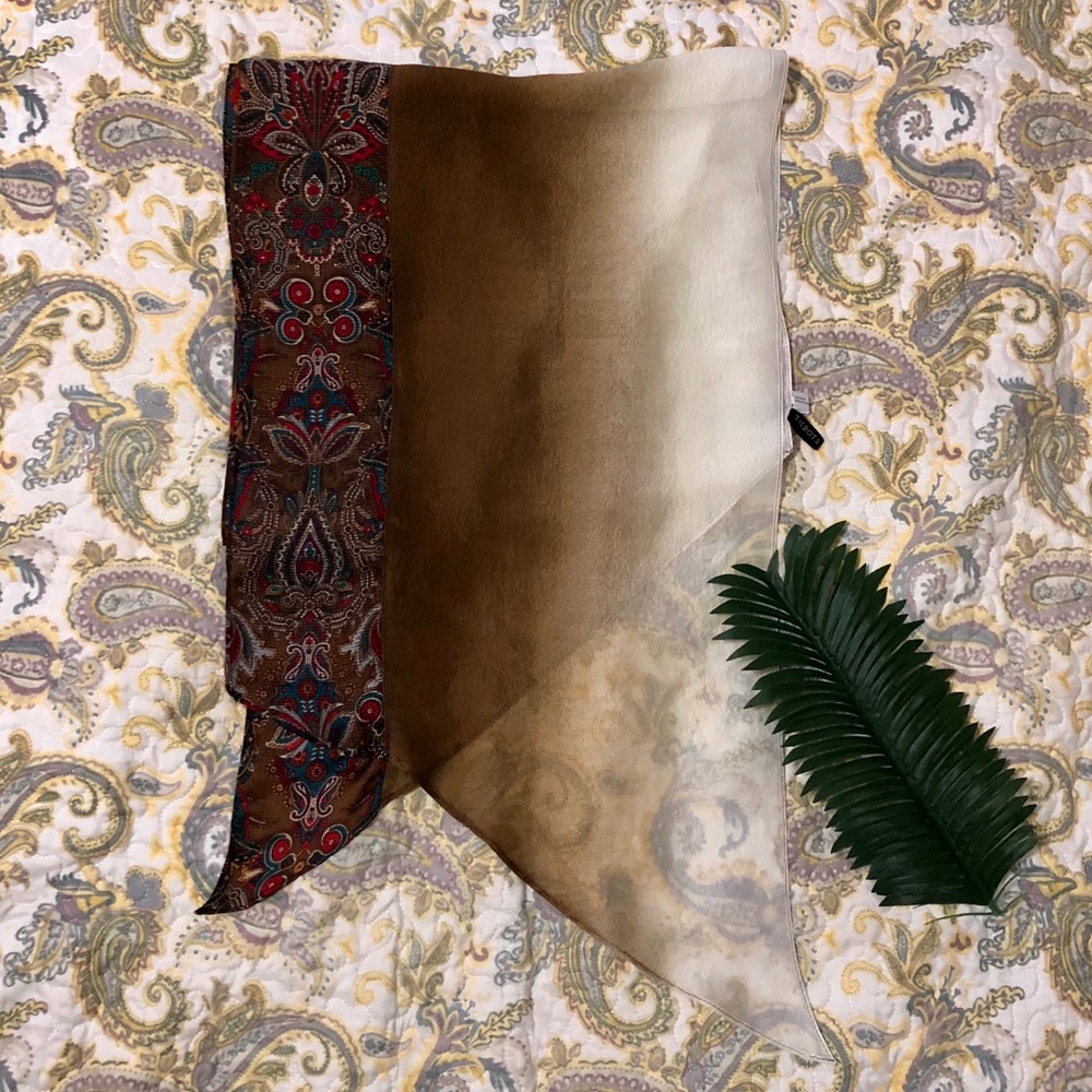 Talbots 100% Silk Scarf, OS